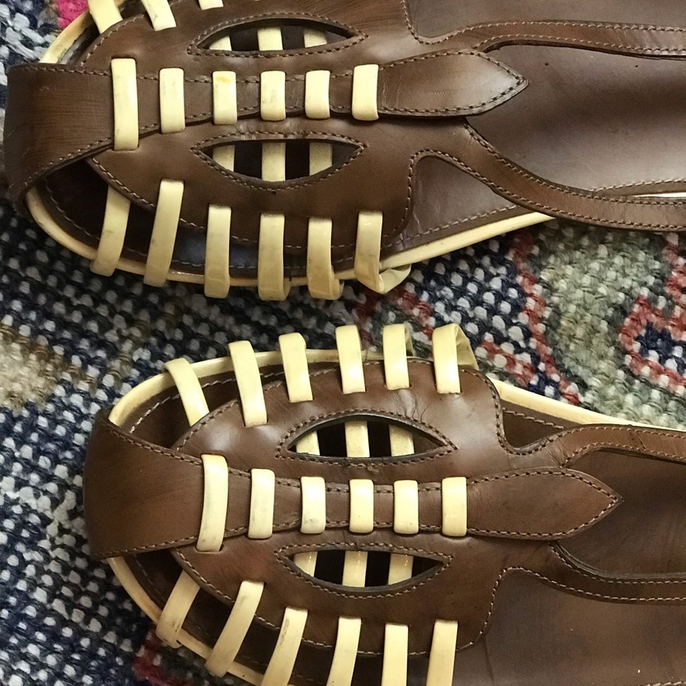 Prada Sandals with Woven Detail - Picture 2 of 5